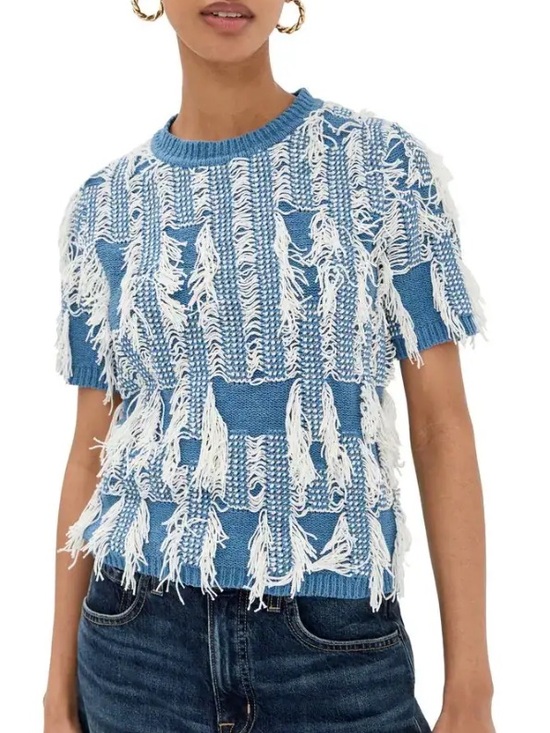 Ulla Johnson Tops - ULLA JOHNSON Rumi Fringe Top Size Small